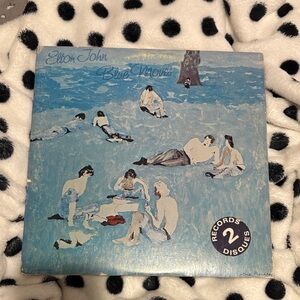 Elton John Blue Moves Vinyl Record - Blue Cover